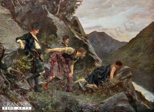 Scottish jacobite military art - military,