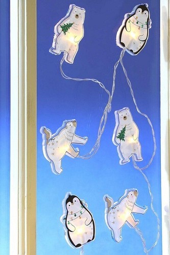 Christmas window sticker - sticker, led