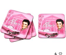 ELVIS PRESLEY SET OF 4 COASTER