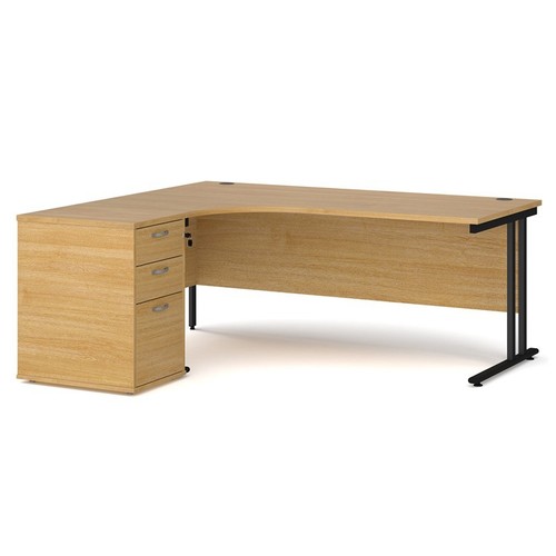 Large left hand corner office - left-hand,