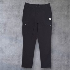 Mens Black Montirex Walking Cargo Trousers Tracksuit Bottoms (Size M) O212