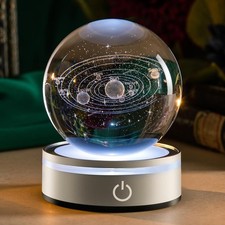 3D Solar System Crystal Ball