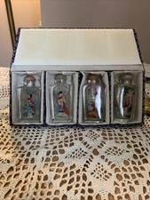 Set vintage glass chinese - 4,