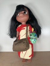Disney Store Lilo Doll With Bag And Scrump Plush