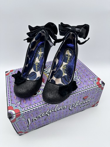 Irregular choice black glitter - irregular,