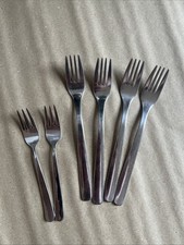 IKEA Fork Bundle X6 Pieces 22422 & 22388 VGC Stainless Steel Forks Tableware Set
