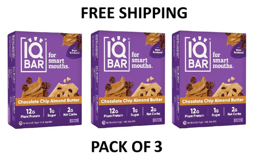 Iqbar chocolate chip almond - chocolate,