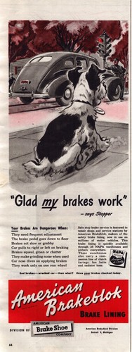 1944 american brakeblok print - 1944,