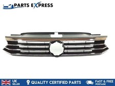 VW PASSAT B8 2015 -2018 NEW FRONT BUMPER CENTER RADIATOR GRILLE GRILL CHROME