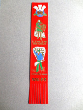 Leather BOOKMARK WALES