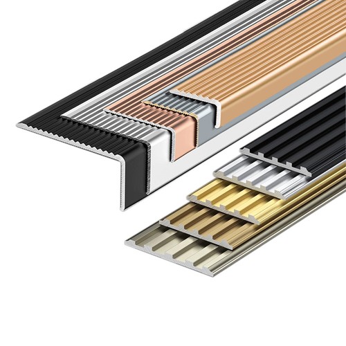 Aluminium stair nosing - aluminium,