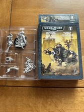 Warhammer 40k Ork Big Mek with Shokk Attack Gun Metal Unassembled