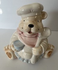Baking Chef Bear Cookie Jar
