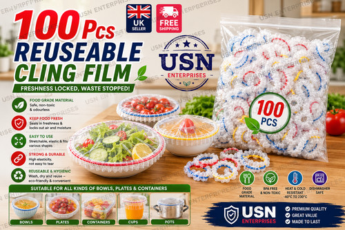 Reuseable elastic food covers - reuseable,