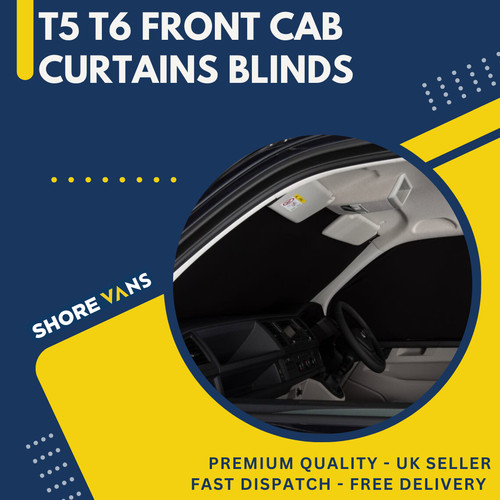 Front cab curtains - t5, t6