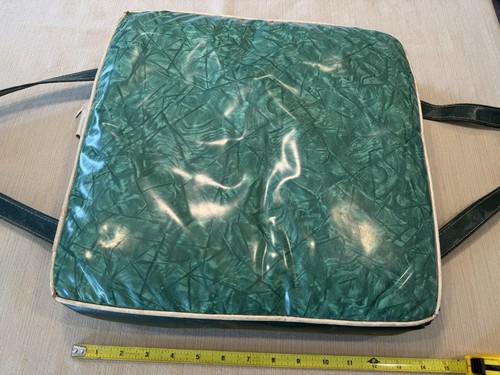 Vintage green boat seat - boat,