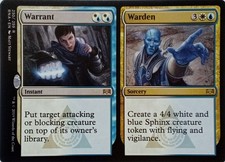 230/259 WARRANT / WARDEN RARE RAVNICA ALLEGIANCE MTG CARD