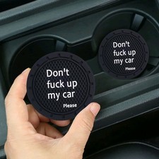 2x Car Vehicle Water Cup Pads