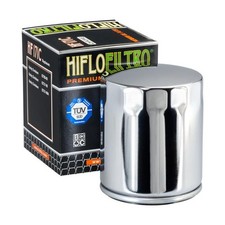 Hiflo chrome oil filter - chrome,