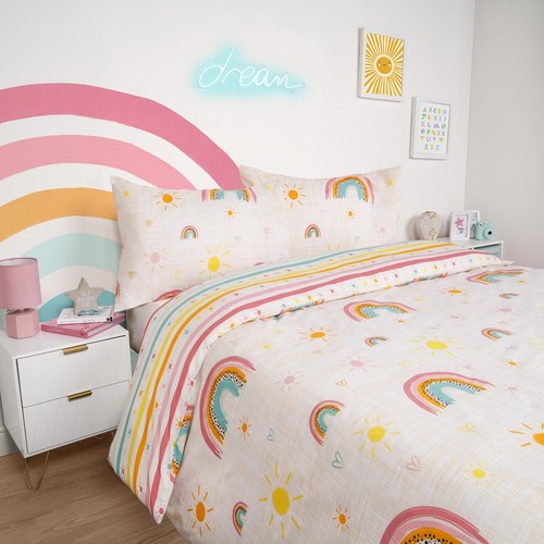 Dreamscene rainbow sun duvet - dreamscene,
