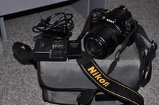 Nikon D40 Digital SLR Camera with 55 - 200 Nikon DX Lens, Battery & Charger