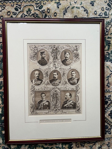 1900 boer war print - war, alfred