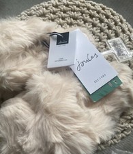 Joules cosy Fluffy mules 