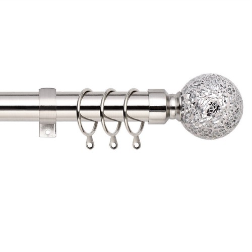 Extendable metal curtain pole - extendable,