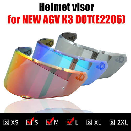 Helmet visor for new - new, agv