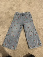 Cherry Wide Leg Jeans 4-5