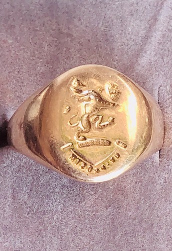 Rare antique 18ct gold - antique,