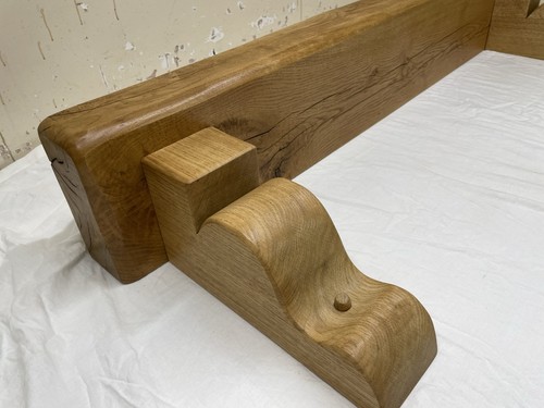 Solid rustic oak beam - oak,