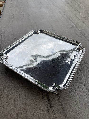 Vintage silver footed - vintage,