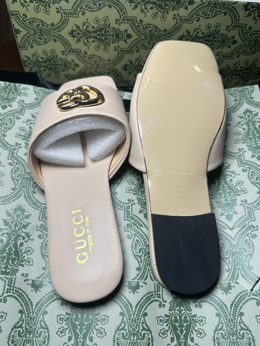 Gucci women beige leather - beige,