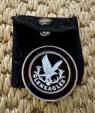 Gleneagles Silver Metal Golf Ball Marker Collectible Logo