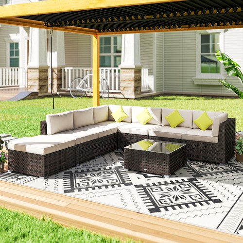 8pc rattan home furniture - home,