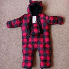Gap Baby 12-18 Months Warm All In One Winter Snowsuit  Ski  Red thermal 
