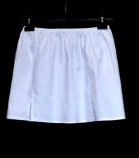 BLACK WHITE Cotton Mini Half Slip UK SIZE 4-20 Petticoat WAIST SLIP Underskirt 