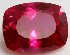 Certified 18.20 Ct Natural UTAH Red Beryl Bixbite 17x13 MM Cushion AAA+ Gemstone