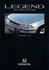 Honda Legend 1993 Model Year Updates UK Market Foldout Brochure Saloon Coupe