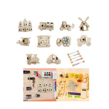 Wooden Busy Board Accessories