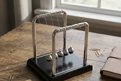 Newton cradle steel - cradle,
