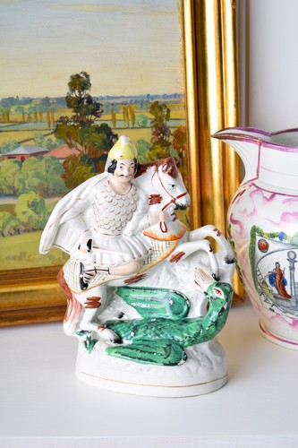 Antique staffordshire pottery - staffordshire,
