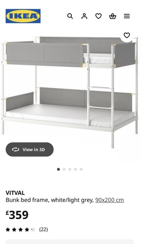 Ikea möjlighet bunk bed with - ikea,