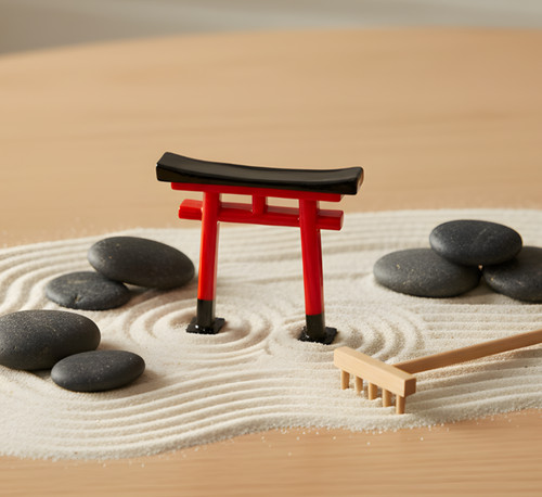Miniature shinto torii tori - torii,