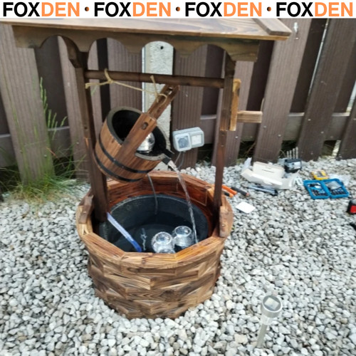 Water fountain wishing well - water,