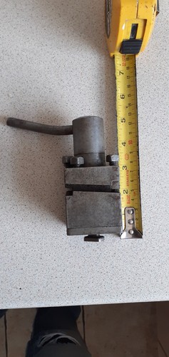 Metal lathe tool post - metal,