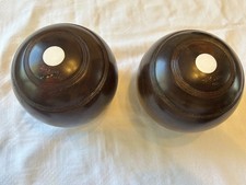 CROWN GREEN BOWLS 2lb 9oz wood bowls lignum vitae newly refurbished! Must see!!