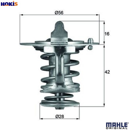 Thermostat coolant 76d - coolant, 83