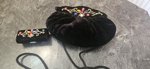 Black velvet evening - black,
